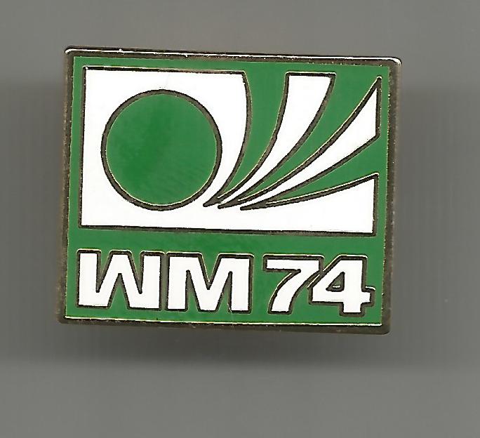 Pin Weltmeisterschaft 1974 Deutschland